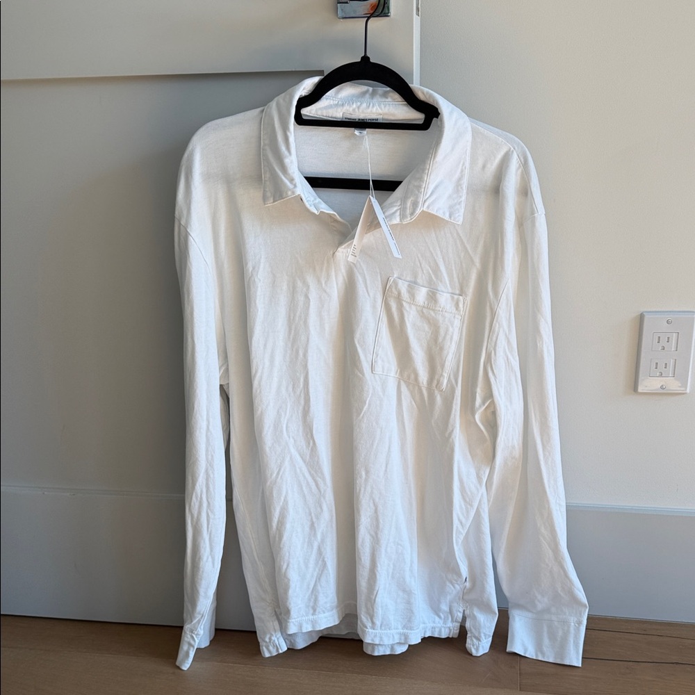 James Perse Classic White Men's Shirt